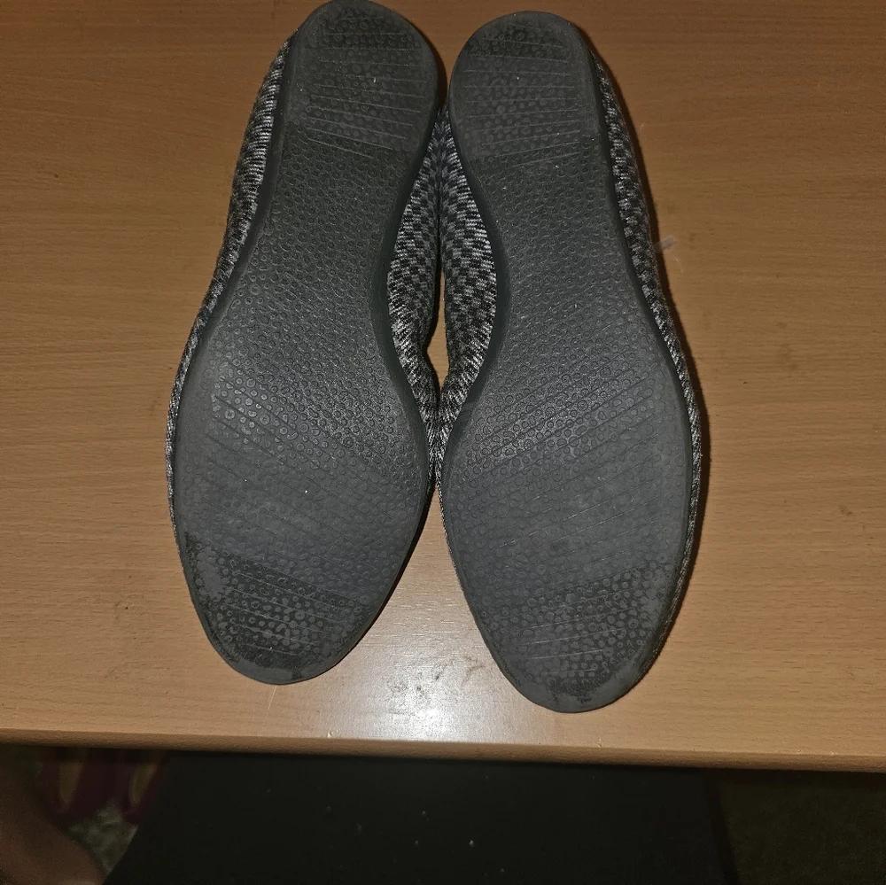 ALLBIRDS 'Tree Breezer' Beautiful Flats, Stormy Gray 7.5 EXCELLENT Pre-owned!